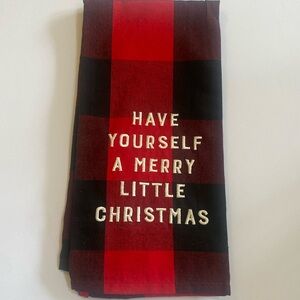 Christmas kitchen towel by Primitves by Kathy 28x20 NEW with tags